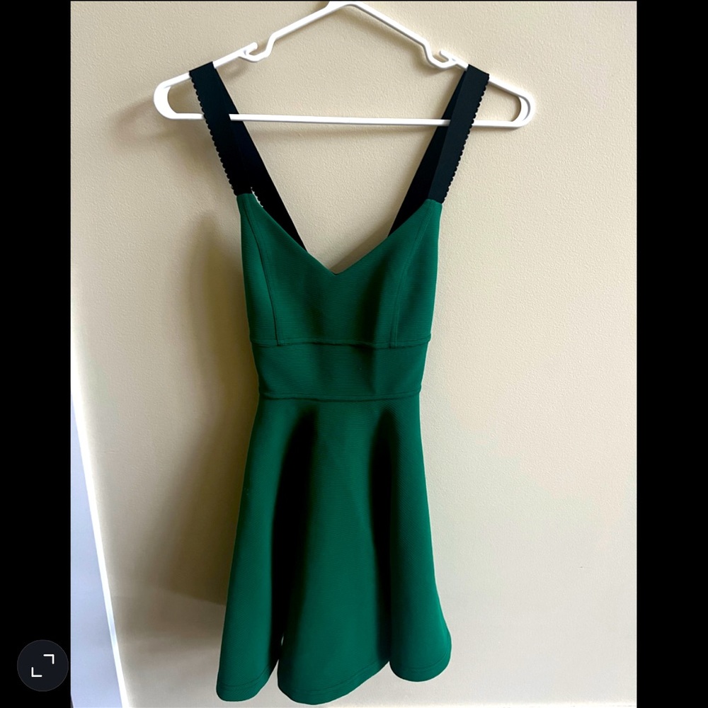Silence + Noise Urban Outfitters Green Flowy Dress